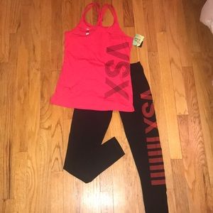 Victoria’s Secret work out outfit.